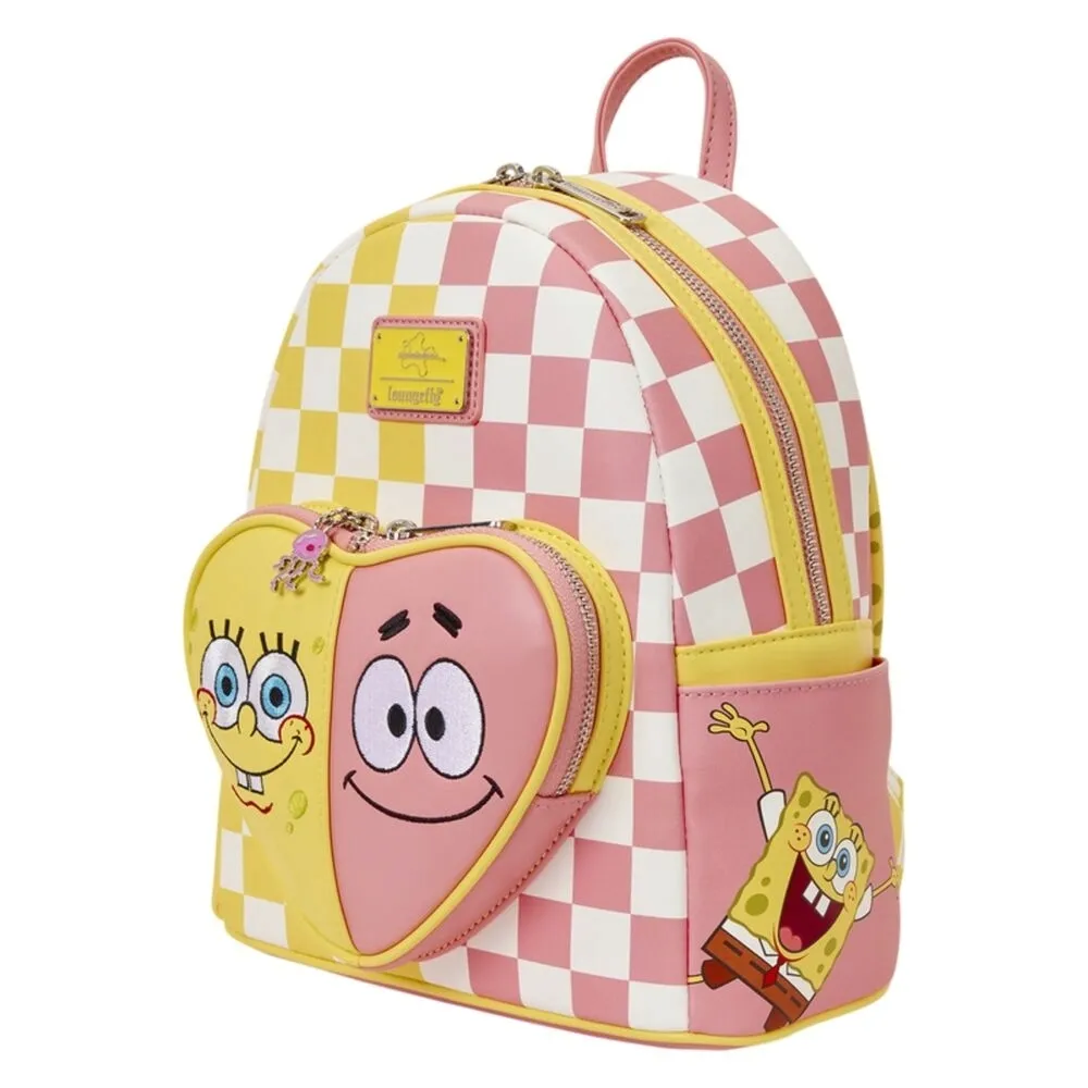loungefly-spongebob-squarepants-and-patrick-star-checkered-backpack-26cm