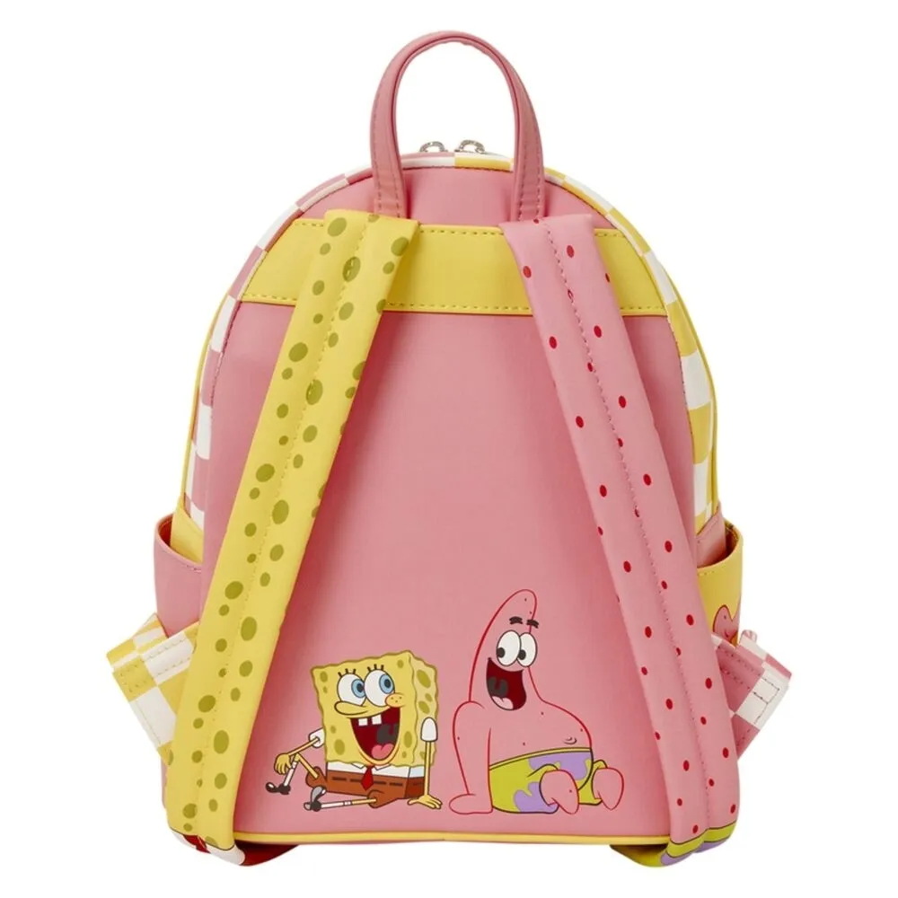 loungefly-spongebob-squarepants-and-patrick-star-checkered-backpack-26cm-stan-nowy