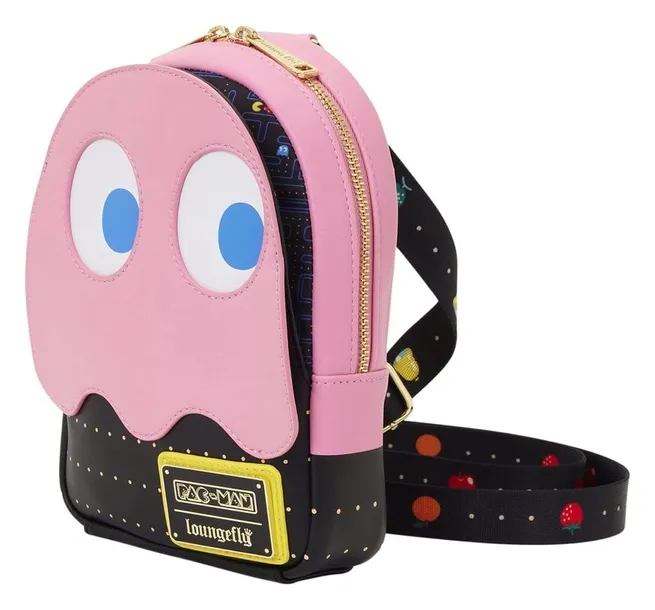 pac-man-by-loungefly-sling-bag-pinky-ghost-kolor-inny