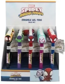 spidey-and-friends-wymazywalne-dlugopisy-zelowe-w-displayu-30-szt
