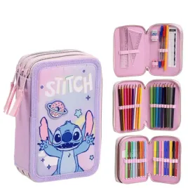 cerda-oficjalna-kosmetyczka-potrojna-disney-stitch-akcesorium-szkolne