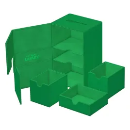 ultimate-guard-twin-flip-n-tray-160-zielony-pojemnik-na-karty-deluxe