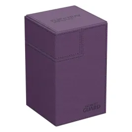 ultimate-guard-flip-n-tray-100-xenoskin-fioletowy-pojemnik-na-karty
