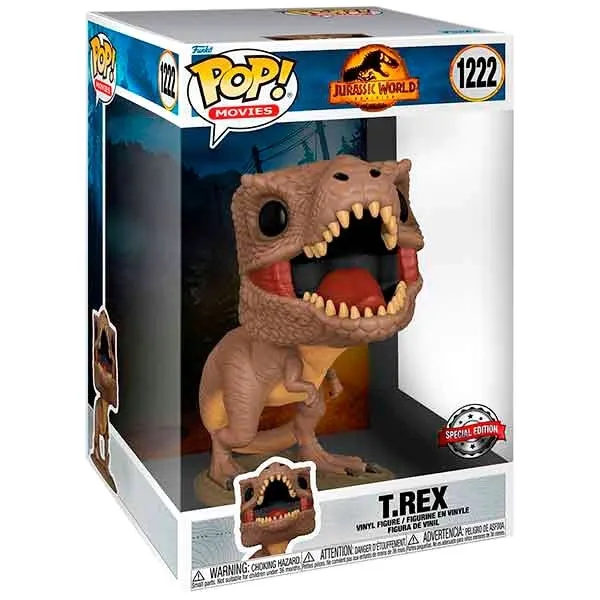 Funko Pop! T-Rex Jurassic World 3 Exclusive 25cm Figurki Winylowej Premium