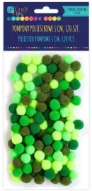 dalprint-dpcraft-pompony-poliestrowe-zielone-1-cm-120-szt