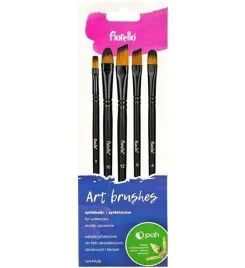 fiorello-zestaw-5-pedzli-artystycznych-nylon-ppt-drewniana-raczka