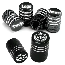 nakretki-na-wentyle-wlasny-napis-logo-grawer-czarne-aluminiowe-na-prezent