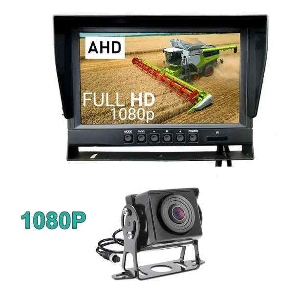 ZESTAW Kamera AHD DVR Monitor 9 cali do Kombajnu Kampera Tira Ciąnika