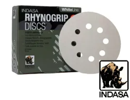 indasa-papier-krazek-rzep-white-125mm-8h-p40-50szt