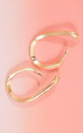 zlote-abstrakcyjne-kolczyki-prettylittlething-one-size