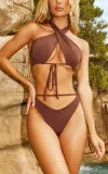 brazowy-dol-od-bikini-prettylittlething-m-stan-nowy