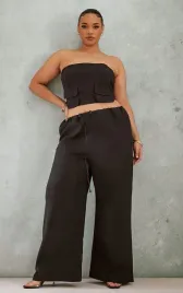 czarne-spodnie-ze-sciagaczem-w-pasie-prettylittlething-xxl