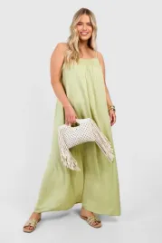 zielona-sukienka-maxi-na-ramiaczkach-boohoo-xxl