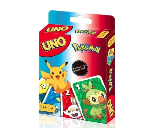 Gra Karciana UNO Pokémon - Gra Karciana dla Dzieci i Dorosłych | Edycja Kolekcjonerska