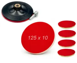 5x-filc-tarcza-polerska-filcowa-na-rzep-125x10-dysk-krazek-trzpien-zestaw