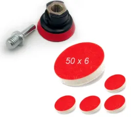 5x-filc-tarcza-polerska-filcowa-na-rzep-50x6-dysk-krazek-trzpien-zestaw