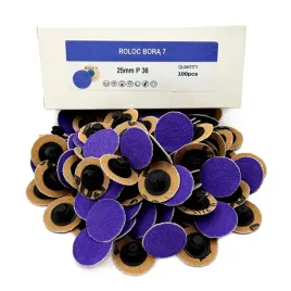 papier-scierny-krazek-dysk-roloc-z-materialu-deerfos-bora-7-25mm-p36