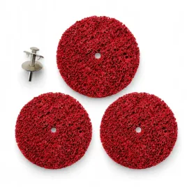 3x-dysk-krazek-nylonowy-wloknina-scierna-rdzy-szpachli-150-red-trzpien-6mm