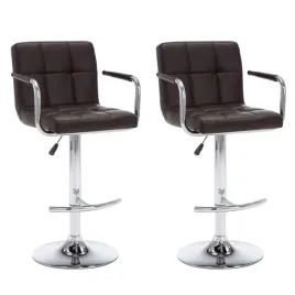 stolki-barowe-tapicerowane-brazowe-46x49x-93-113-cm