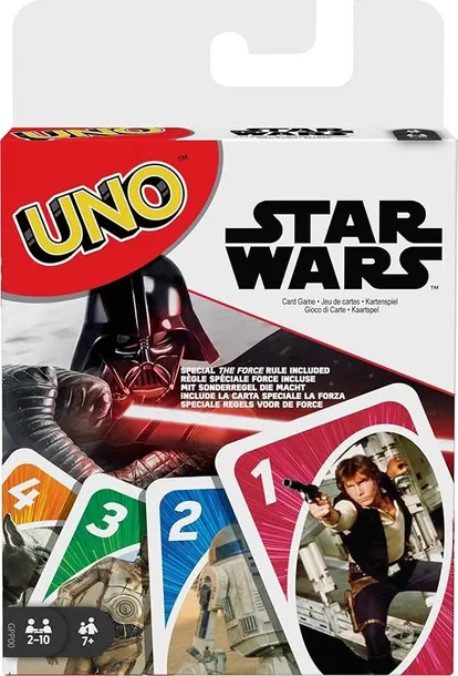Gra Karciana UNO Star Wars – Gra Karciana dla Dzieci i Dorosłych | Edycja Gwiezdne Wojny