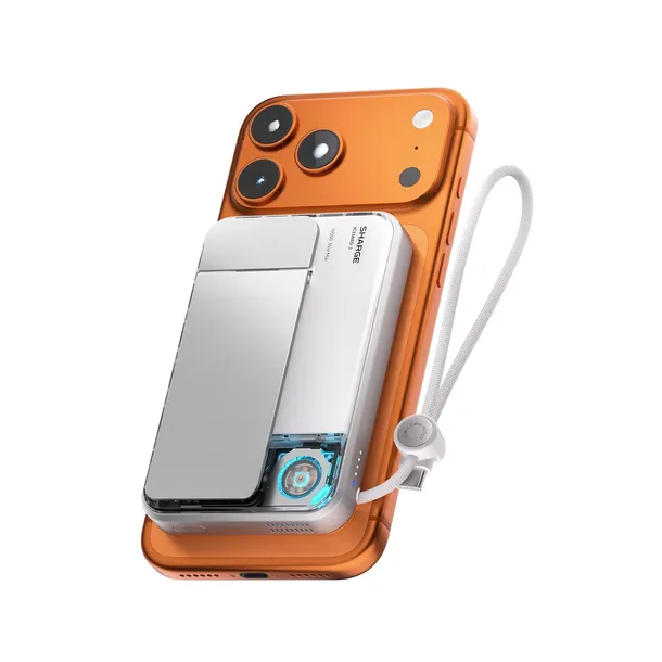 M3 SHARGE IceMag 3 Powerbank 10000mAh MagSafe USB C szybkie ładowanie biały