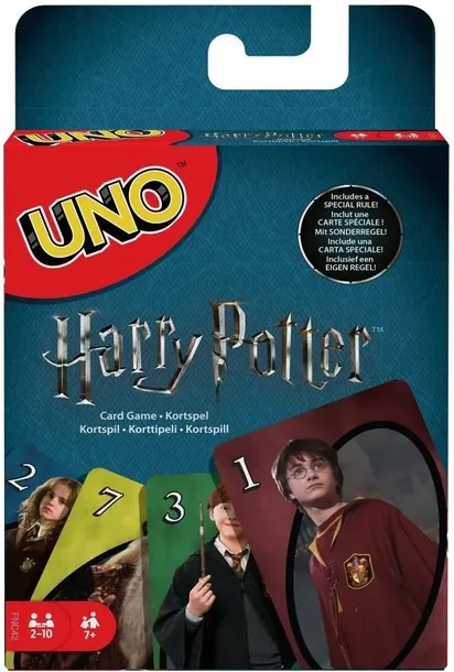 Gra Karciana UNO Harry Potter – Gra Karciana dla Dzieci i Dorosłych | Magiczna Edycja