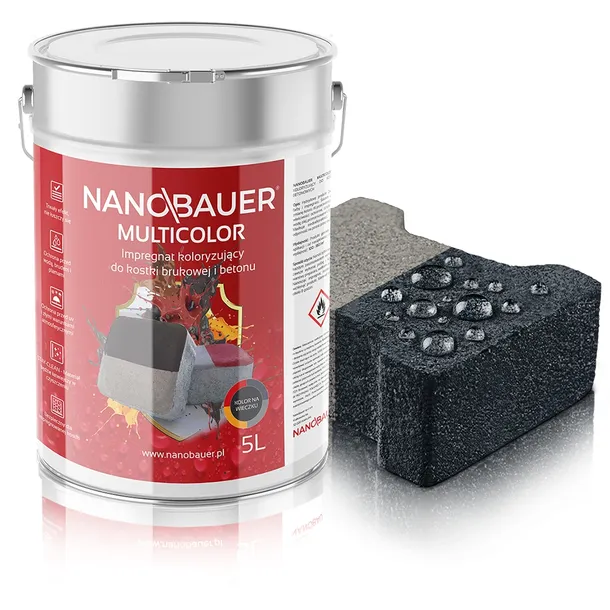 NANOBAUER MULTICOLOR 5l Puszka Antracytowy 7016