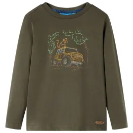 dziecieca-koszulka-dlugi-rekaw-khaki-samochod-terenowy-104