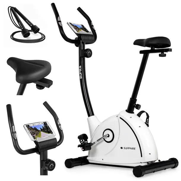 ROWER stacjonarny magnetyczny SUPRA rowerek TRENINGOWY do ćwiczeń SAPPHIRE