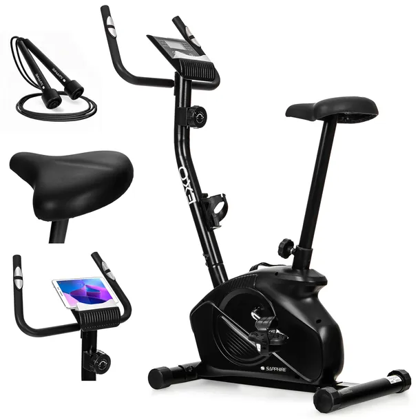 ROWER stacjonarny magnetyczny EXO rowerek TRENINGOWY do ćwiczeń SAPPHIRE