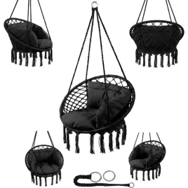 hustawka-ogrodowa-bocianie-gniazdo-z-poduszka-i-oparciem-150kg-czarna