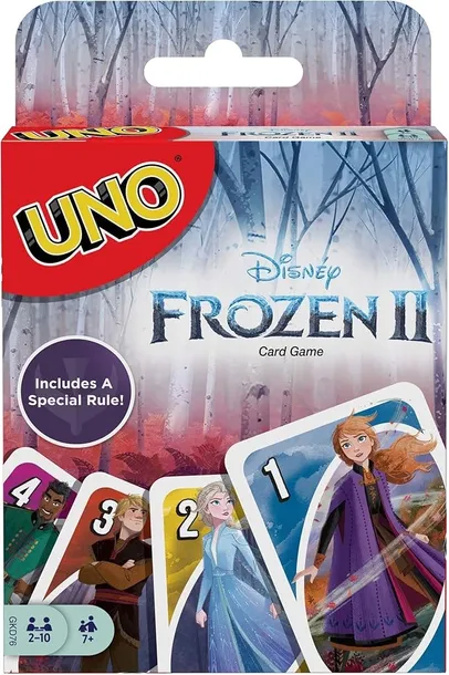 Gra Karciana UNO Frozen II – Gra Karciana dla Dzieci i Dorosłych | Kraina Lodu 2 Disney