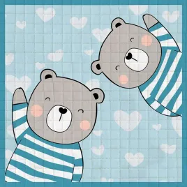dywan-mata-bon-bon-120x120-teddy-mis-niebieski-pikowany-antyposlizgowy