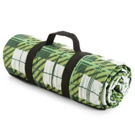 koc-piknikowy-130x145-krata-zielony-bialy