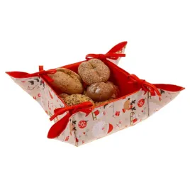 koszyk-na-pieczywo-23x23x7-santa-bezowy-czerwony-swiateczny