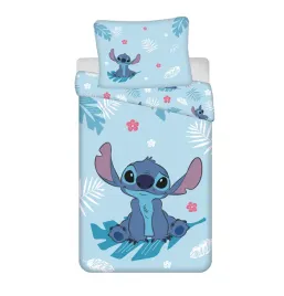 posciel-bawelniana-140x200-lilo-i-stitch-niebieska-poszewka-70x90