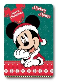 koc-polarowy-100x140-mickey-myszka-miki-zielony-swiateczny-220g-m2-faro