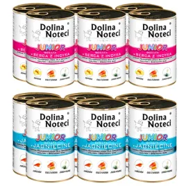 dolina-noteci-premium-junior-mix-smakow-mokra-karma-dla-psa-12x400g