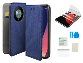 etui-z-klapka-do-honor-magic-6-lite-obudowa-niebieski-folia-ochronna-tpu
