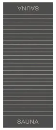 Zdjęcie produktu Ręcznik plażowy Balance Sauna 80x200 antracytowy frotte 500g/m2