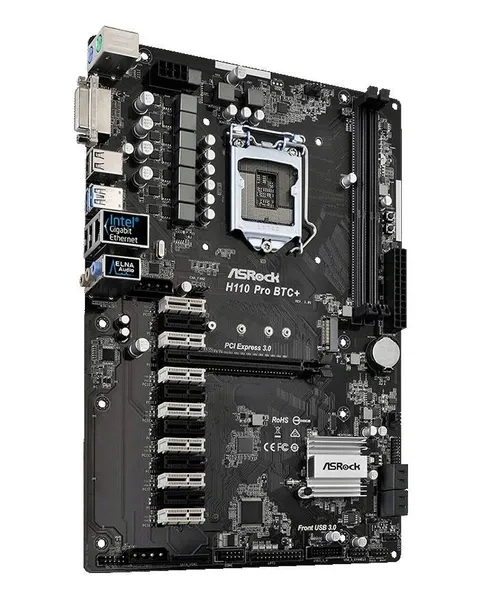 plyta-glowna-atx-asrock-h110-pro-btc-do-koparki-12x-pcie-lga1151-h110-ddr4-producent-asrock
