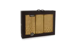 komplet-recznikow-w-pudelku-3-szt-oscar-ab-musztardowy-30x50-50x100-70x140