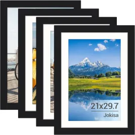 jokisa-4-ramki-na-zdjecia-din-a4-21-x-30-cm-czarne-z-pleksiglasem-ramka