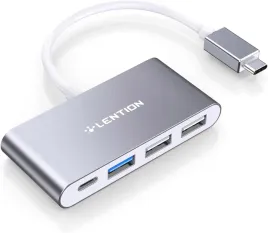 lention-hub-usb-c-4w1-pd-100w-usb-3-0-adapter-macbook