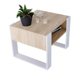 stolik-kawowy-lawa-karo-65-cm-dab-sonoma-bialy-loft-65x536x45