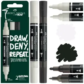 markery-akrylowe-dwustronne-multimark-faber-castell-2-sztuki-bialy-i-czarny