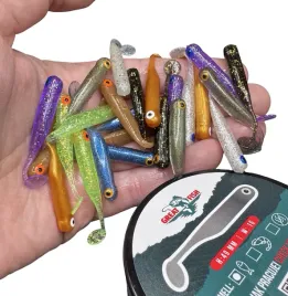 great-fish-gf1-zestaw-gum-na-okonia-multicolor-fish-scent-49mm-1g-24szt