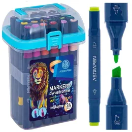 markery-artystyczne-dwustronne-pedzelkowe-brush-sciete-promarkery-astra-24k