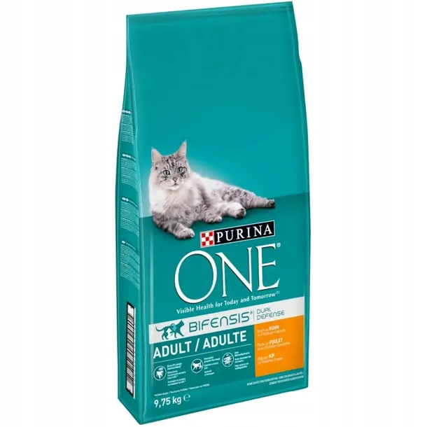 PURINA ONE ADULT Cat Chicken sucha karma dla kota z kurczakiem 9,75kg