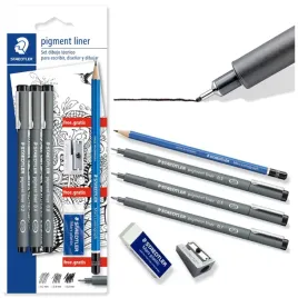 cienkopisy-kreslarskie-pisaki-markery-zestaw-staedtler-3-szt-gumka-olowek